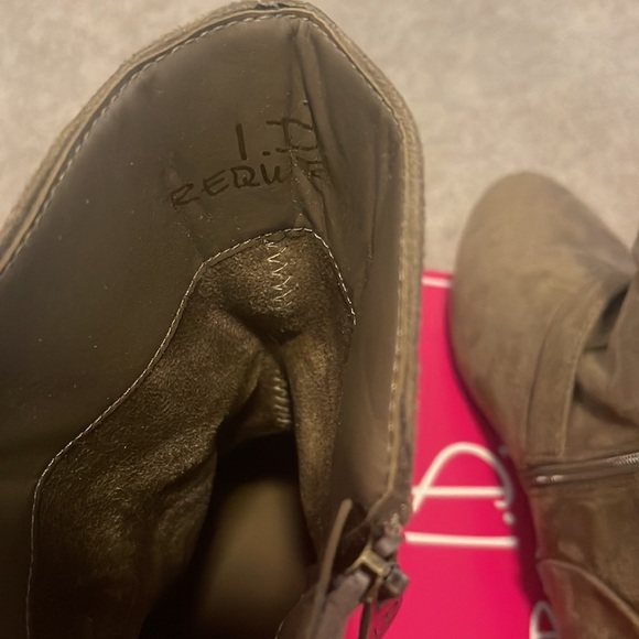 ID Required Shoes Id Required Tan Suede Ankle Booties Poshmark